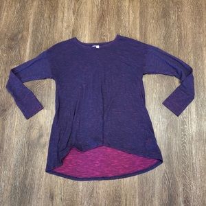 purple mudd long sleeve shirt girls 16